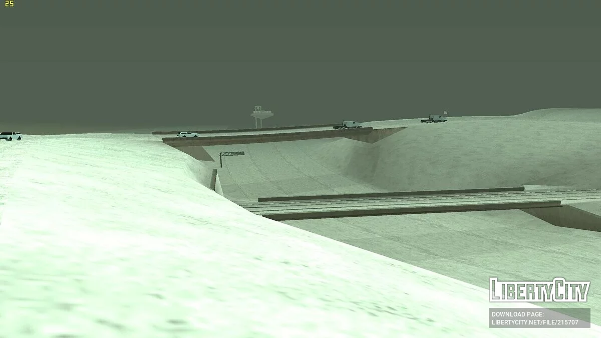 Зима по всему штату / GTA San Andreas