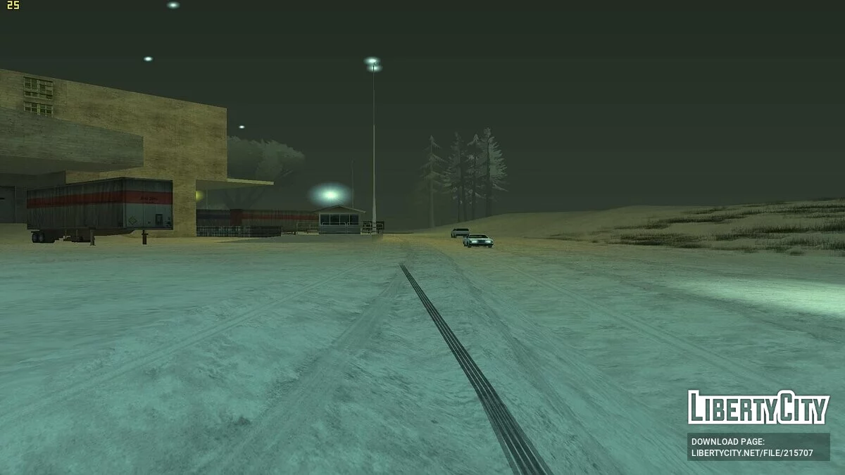 Зима по всему штату / GTA San Andreas