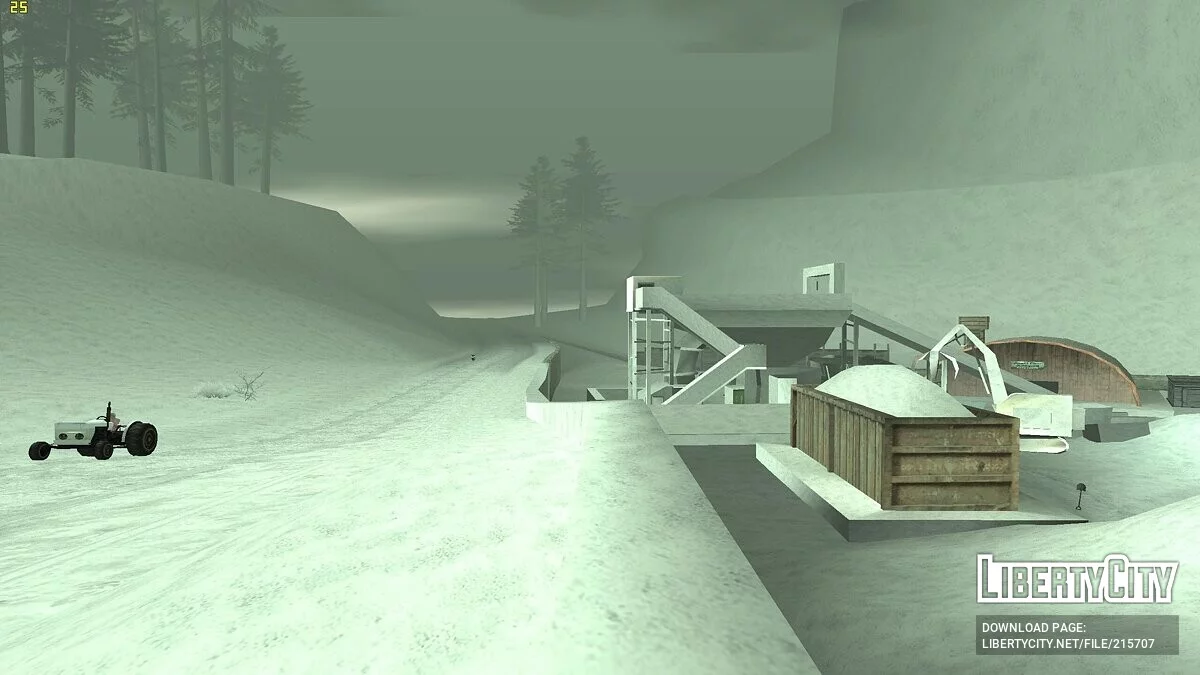 Зима по всему штату / GTA San Andreas