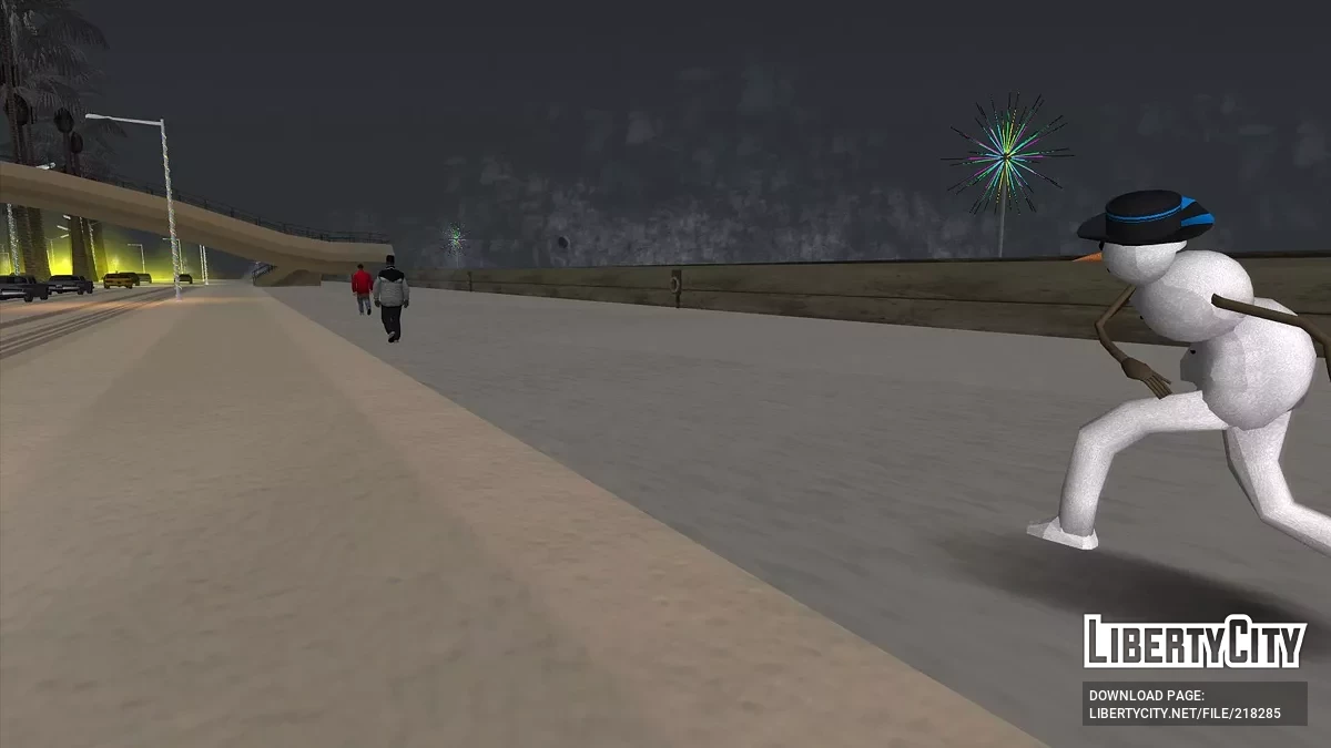 GTA Snowfall - Зимний модпак / GTA San Andreas