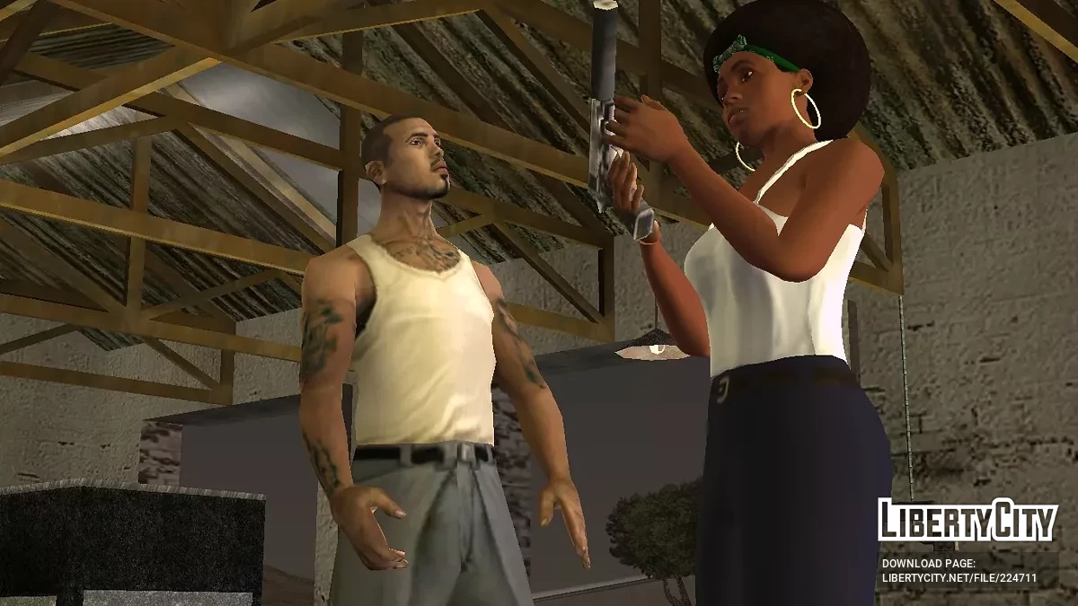 Женский CJ / GTA San Andreas