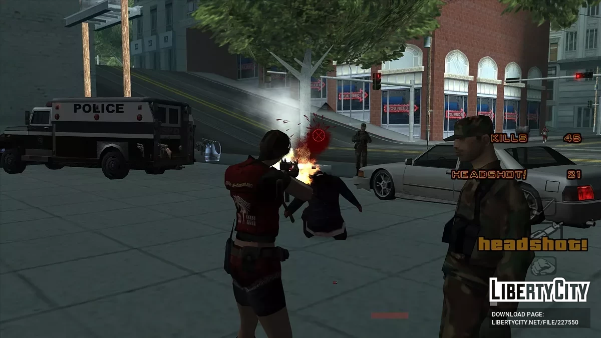 BioHazard Alert (совместимость с Mod Loader) / GTA San Andreas