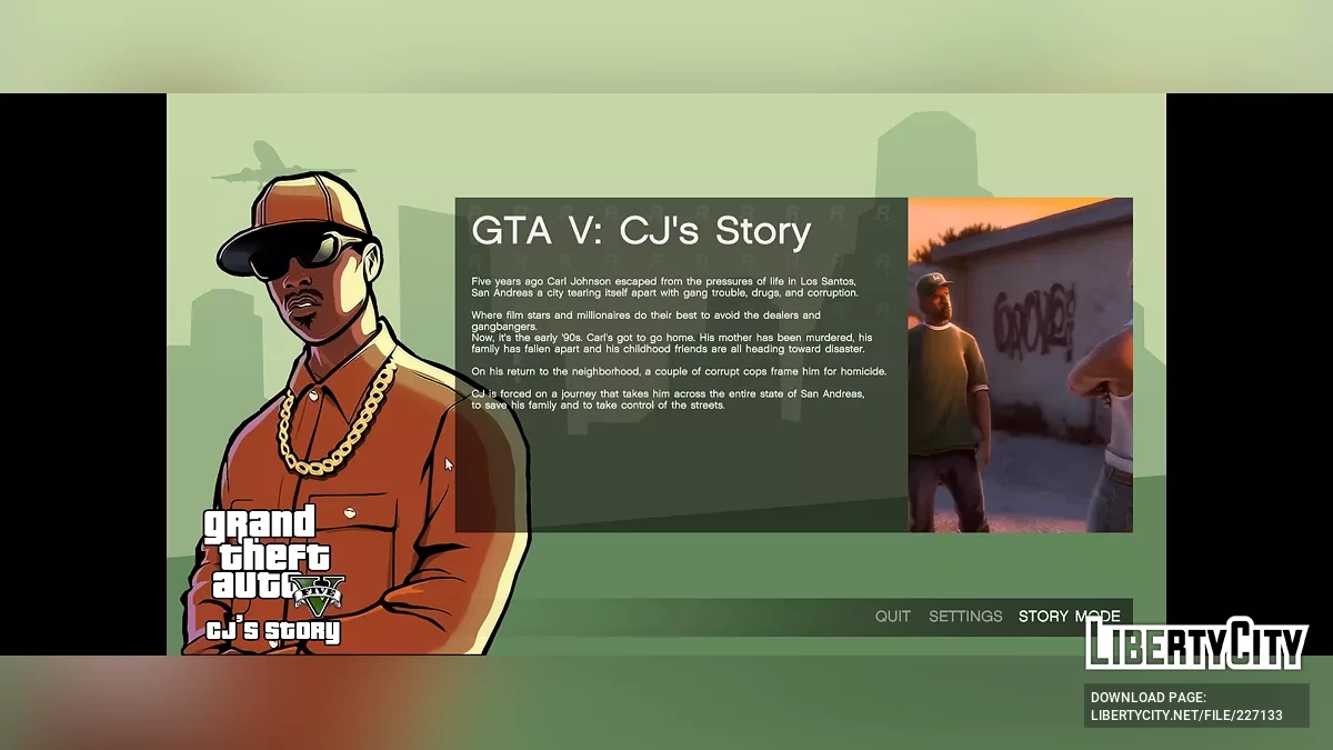 GTA 5 Modpack - CJ's Story / GTA San Andreas
