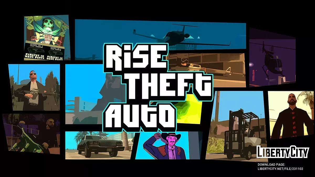 GTA Rise Theft Auto v2.0 / GTA San Andreas