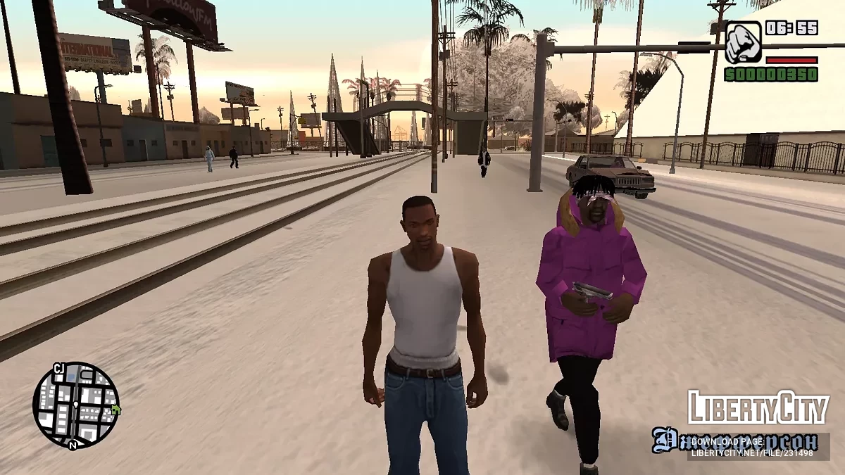 Атмосферная зимняя сборка / GTA San Andreas