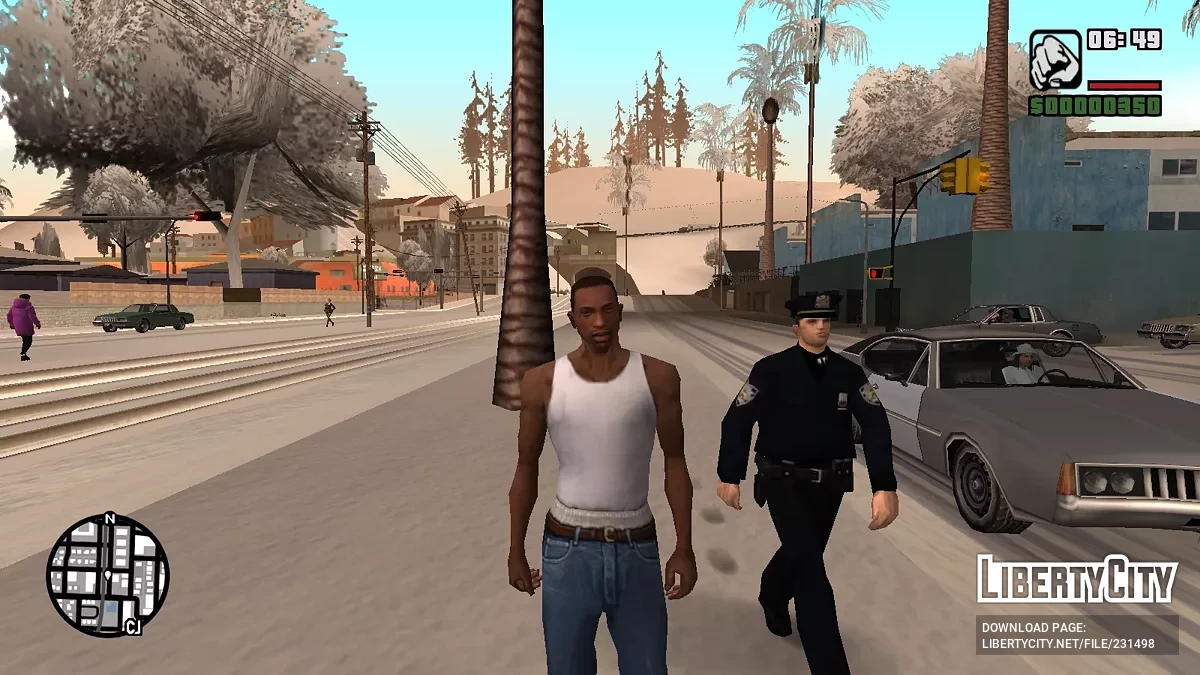 Атмосферная зимняя сборка / GTA San Andreas