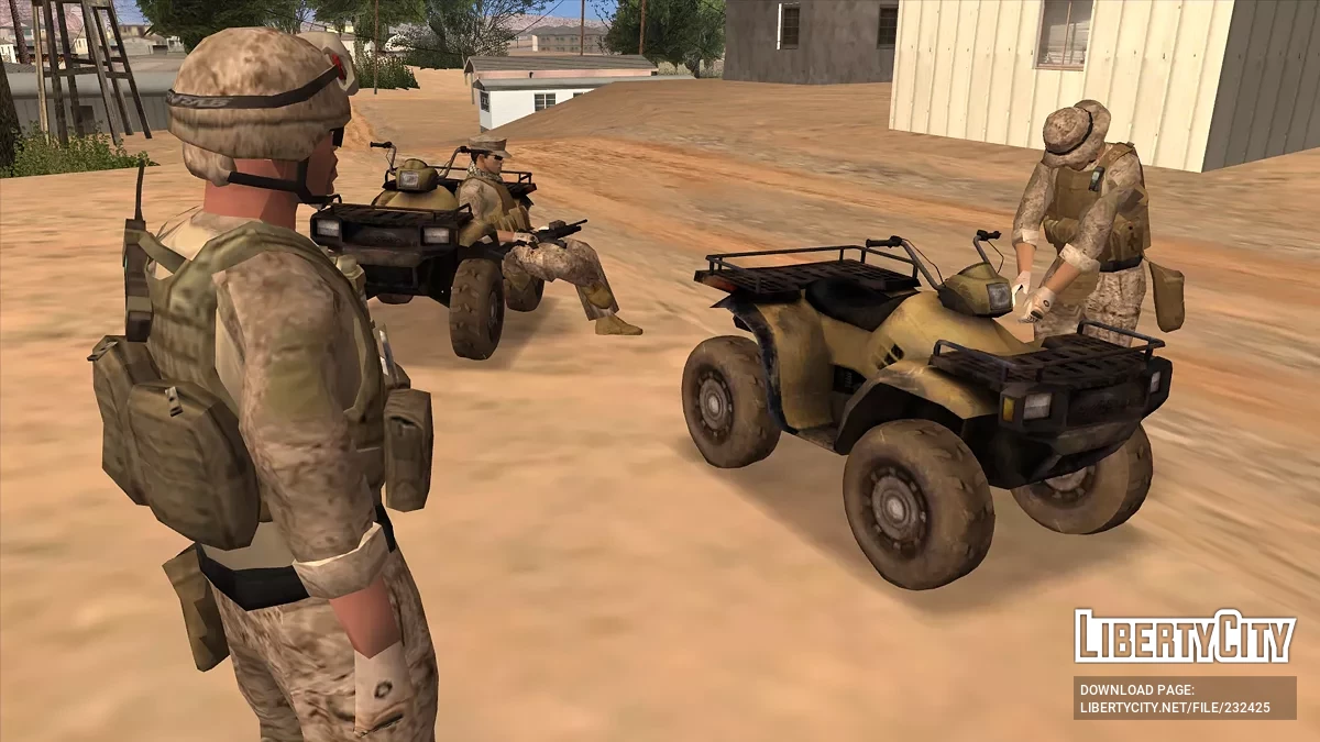 Сборка модификаций морской пехоты США 2020 / GTA San Andreas