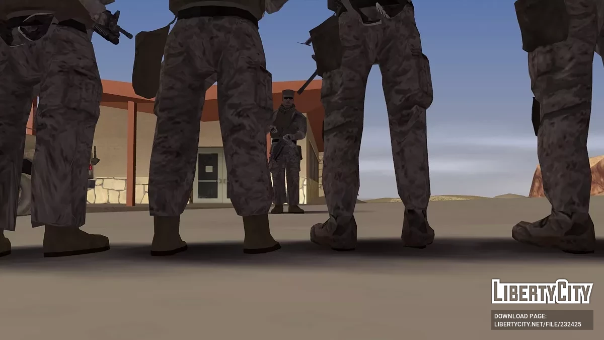 Сборка модификаций морской пехоты США 2020 / GTA San Andreas