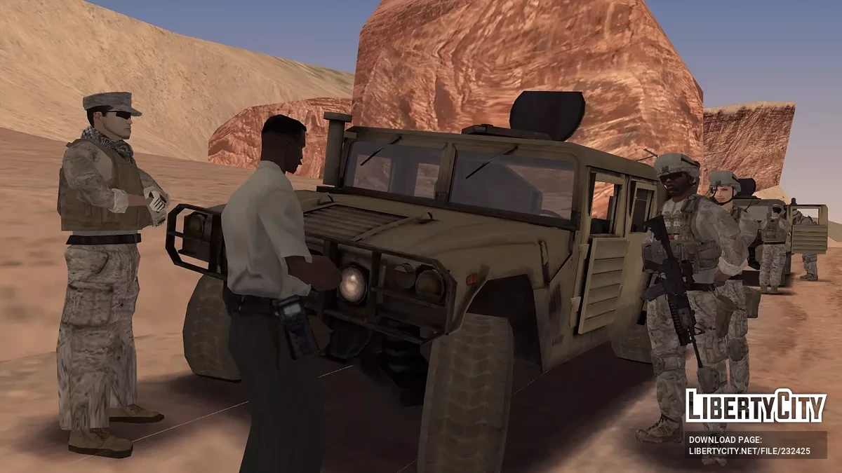 Сборка модификаций морской пехоты США 2020 / GTA San Andreas