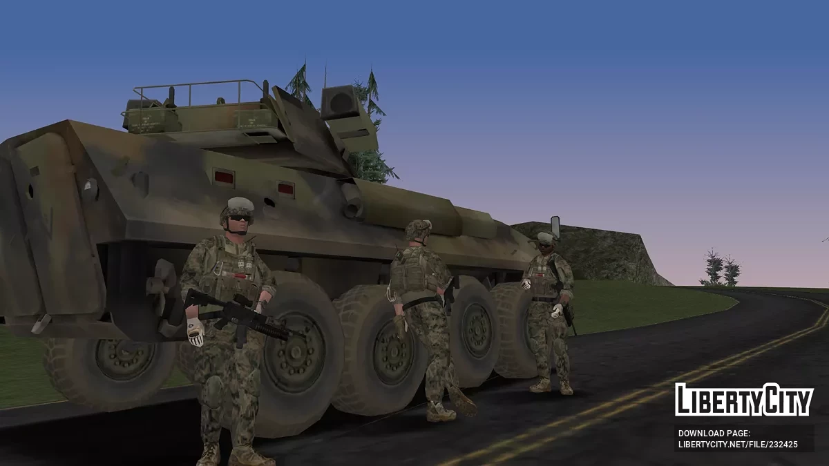 Сборка модификаций морской пехоты США 2020 / GTA San Andreas