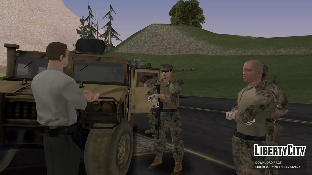 Сборка модификаций морской пехоты США 2020 / GTA San Andreas