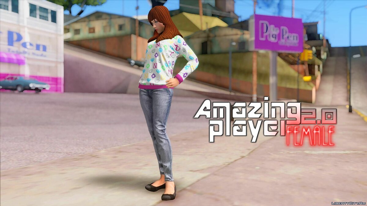 Amazing player: Female 2.0 для GTA San Andreas - Картинка #7