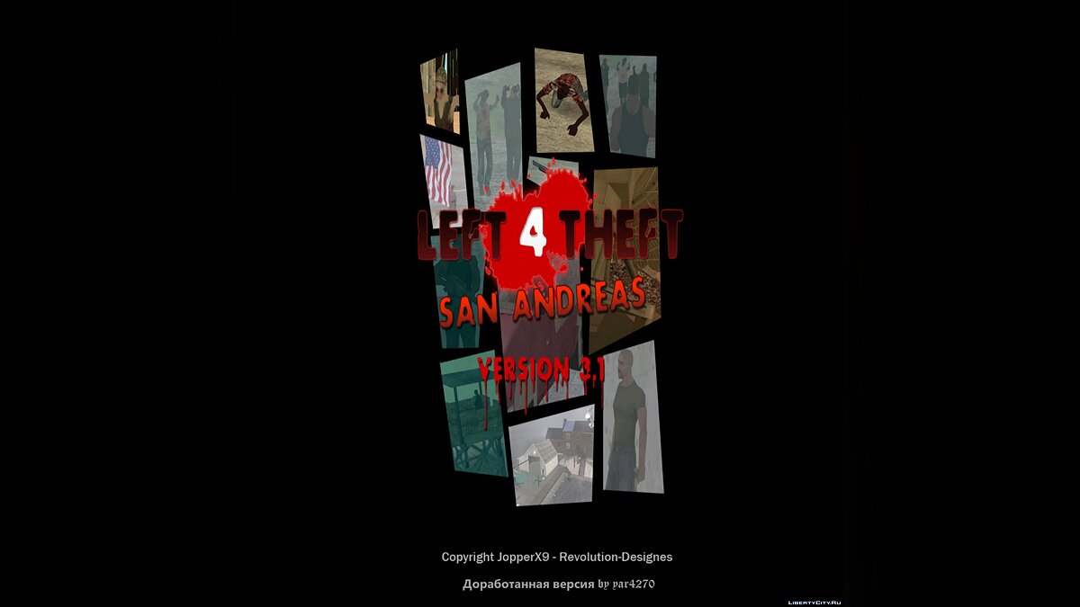GTA SA Left 4 Theft 3.1 (доработанная версия by yar4270) - Автоустановка для GTA San Andreas - Картинка #1