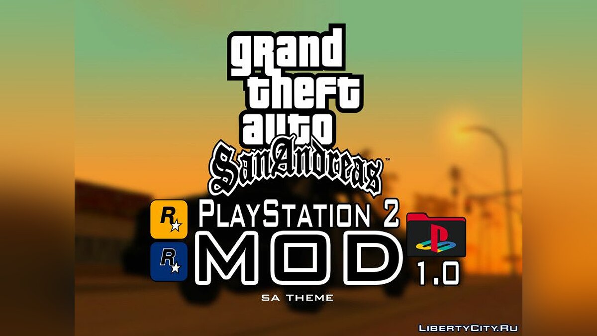 GTA San Andreas PS2 mod (1.0) for GTA San Andreas - Картинка #1