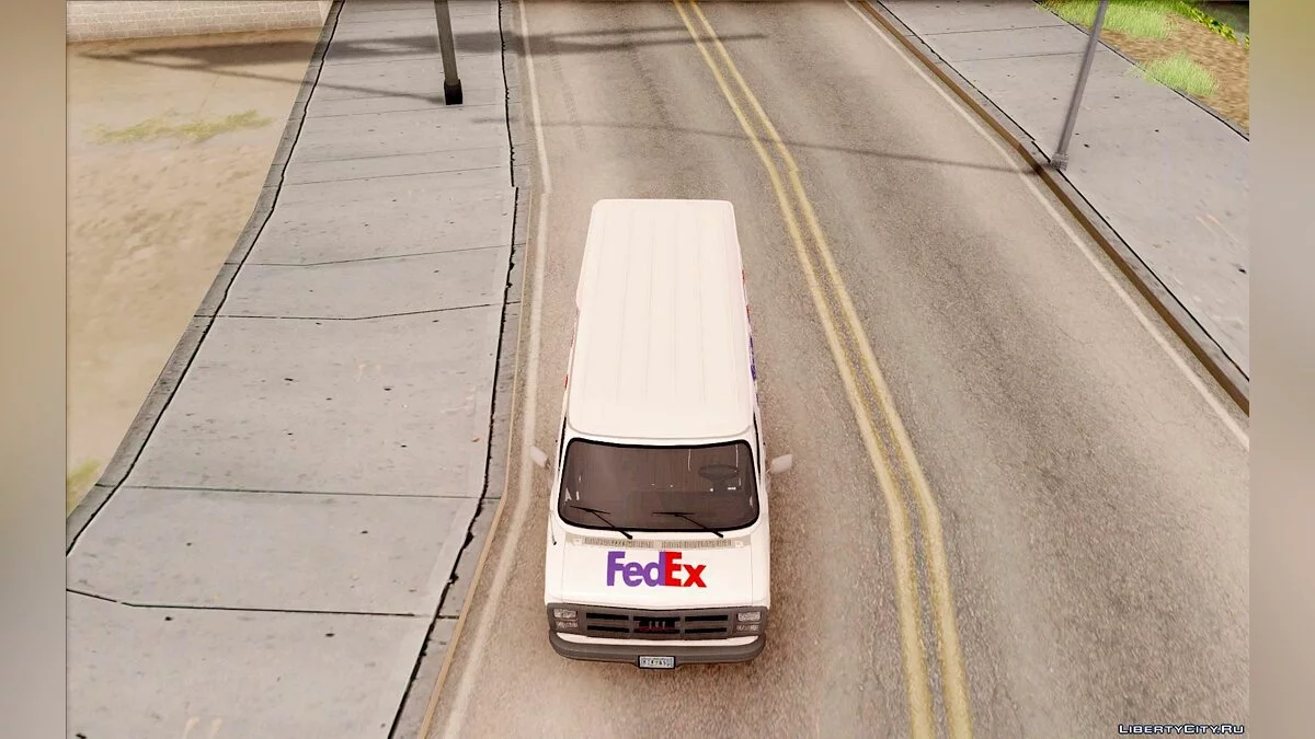GMC 5500 FedEx Cargo Van / GTA San Andreas