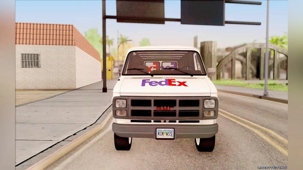 GMC 5500 FedEx Cargo Van / GTA San Andreas