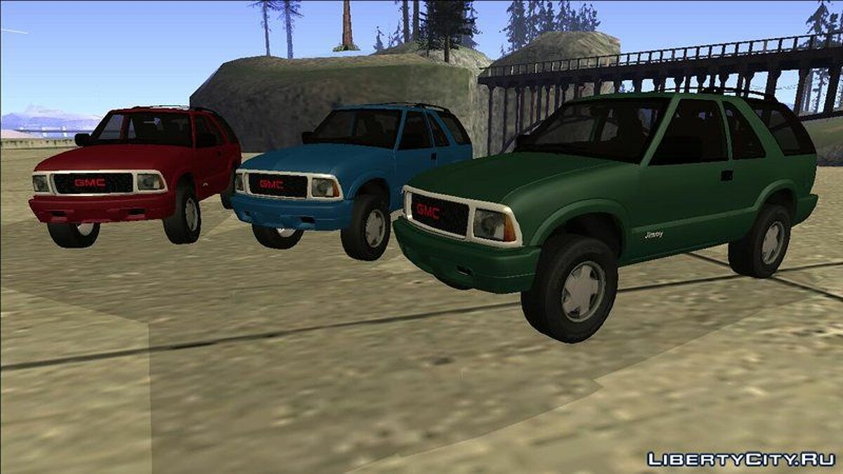 Скачать 2001 GMC Jimmy для GTA San Andreas