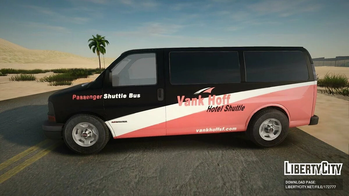 2013 GMC Savannah Vank Hoff Passenger Shuttle / GTA San Andreas