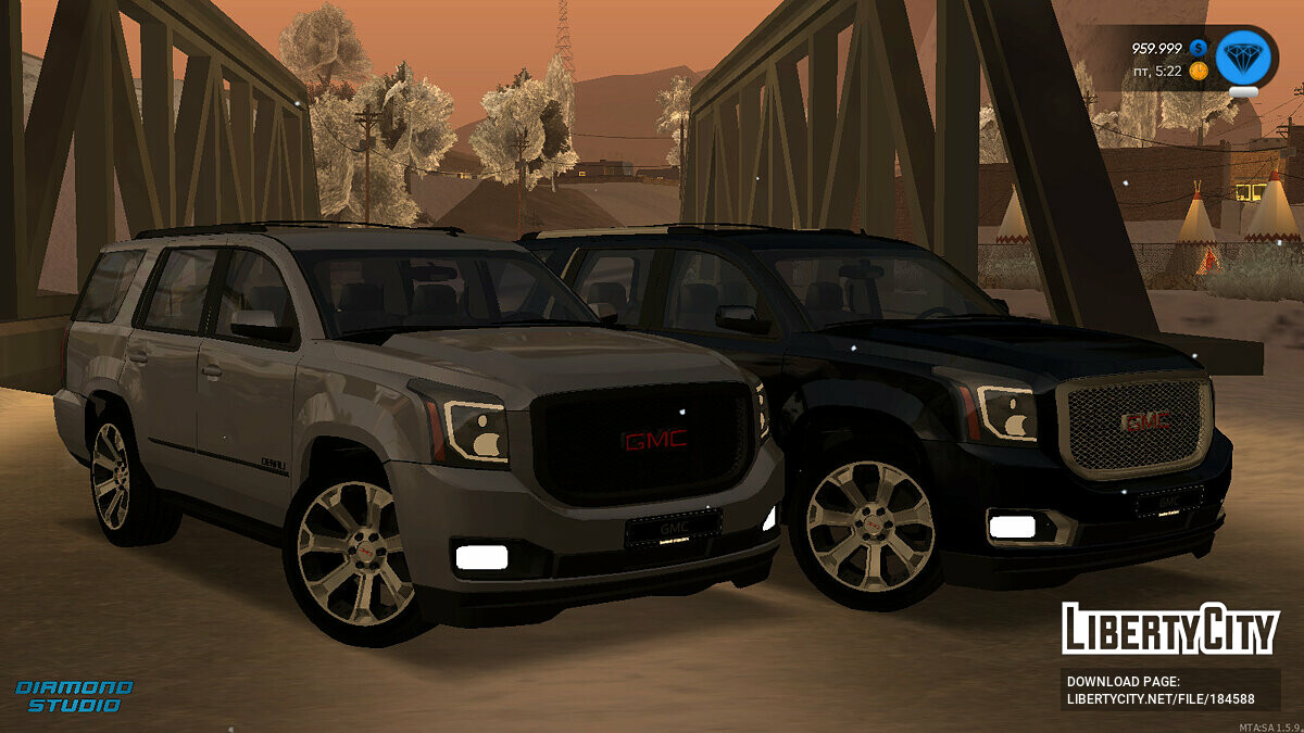 Скачать GMC Yukon + CCD для GTA San Andreas