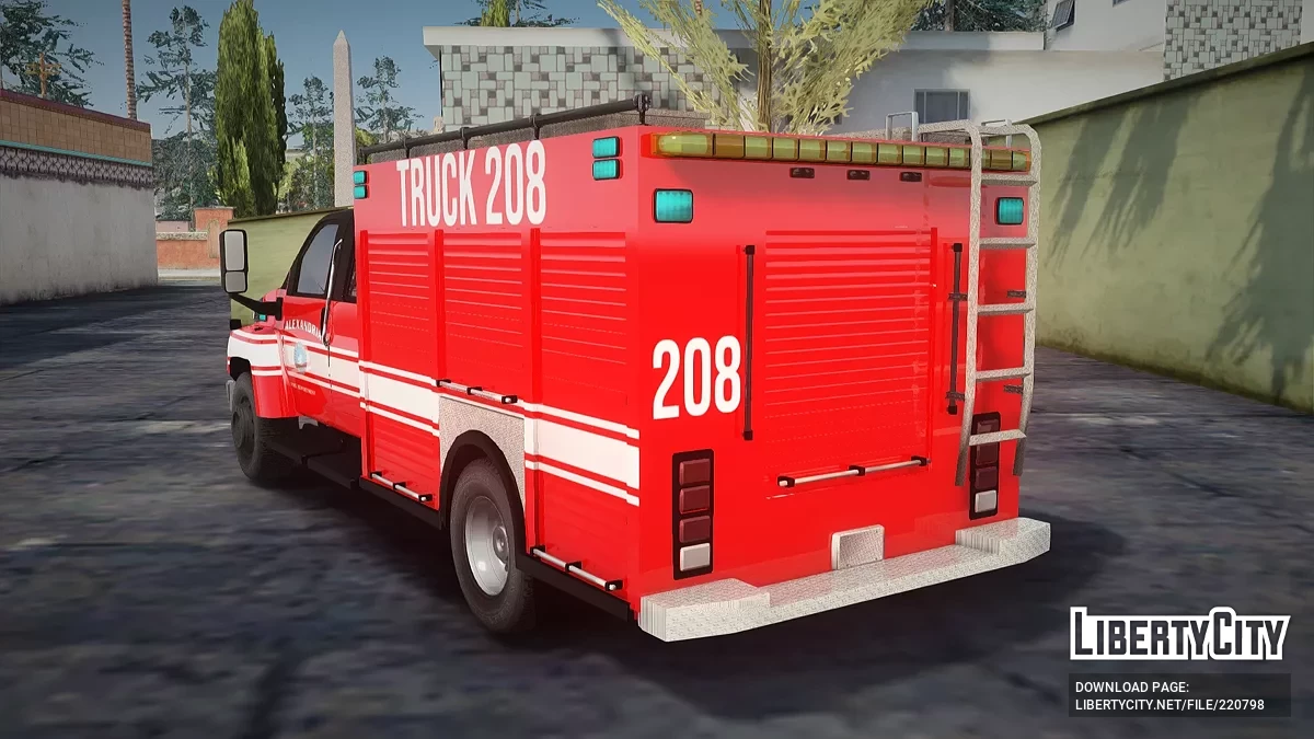 GMC C4500 Topkick Alexandria Fire Departament / GTA San Andreas