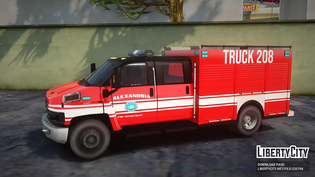 GMC C4500 Topkick Alexandria Fire Departament / GTA San Andreas