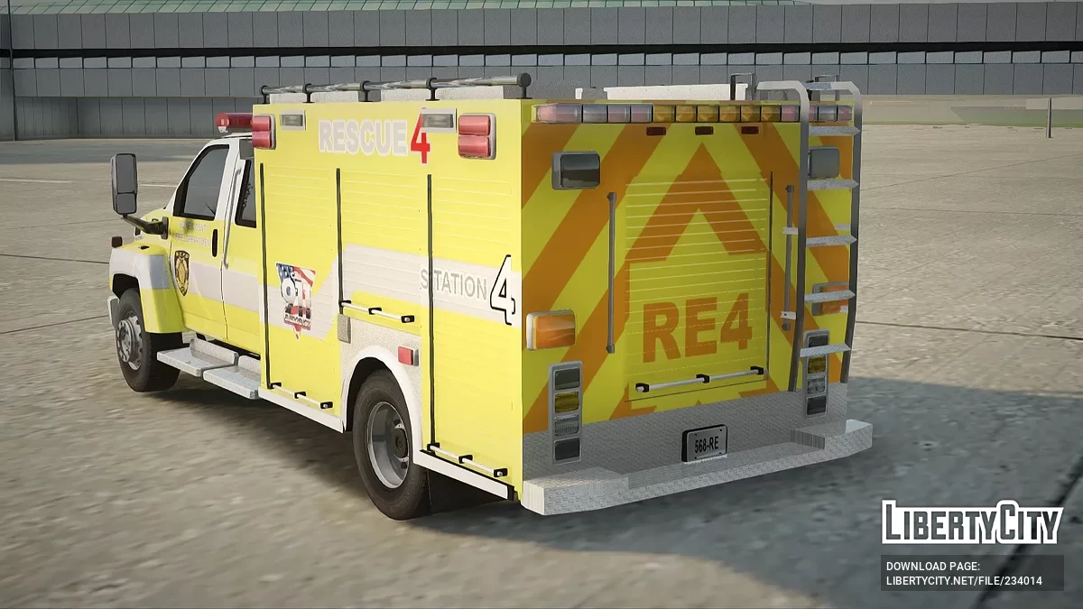 GMC C4500 Topkick BCFD Rescue 4 / GTA San Andreas