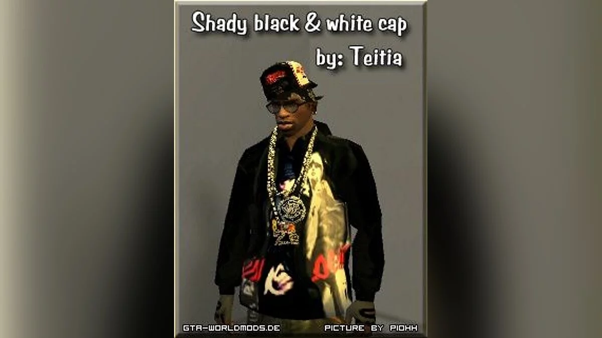Шейди-черный и белый колпак / GTA San Andreas