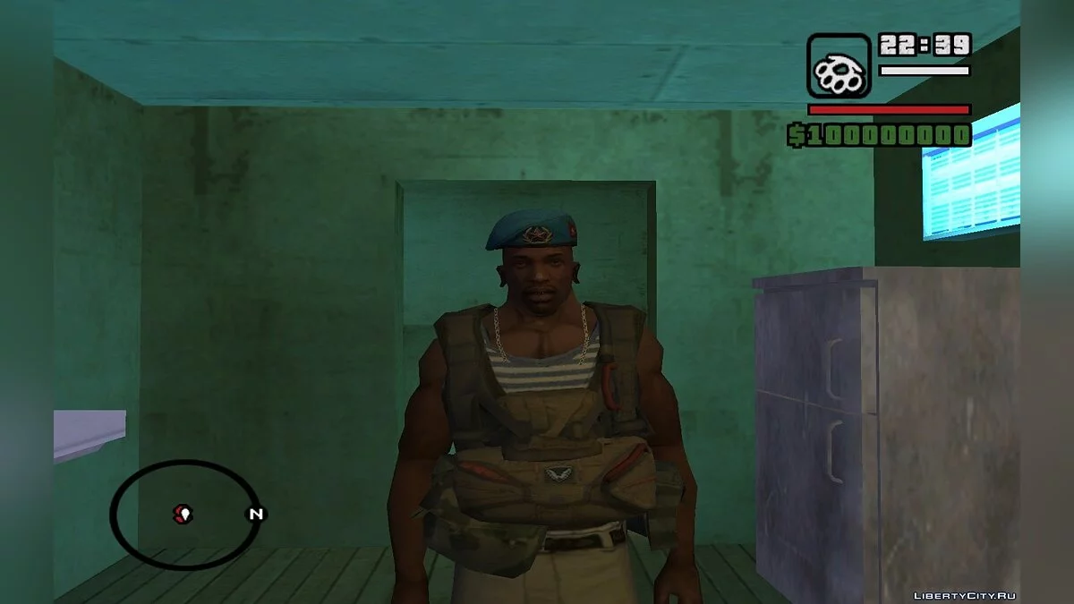 Берет и Жилет ВДВ из WarFace / GTA San Andreas