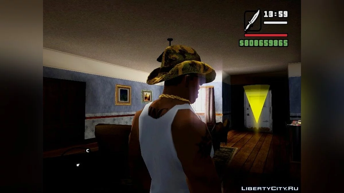 Ковбойская шляпа Шона Майклса / GTA San Andreas