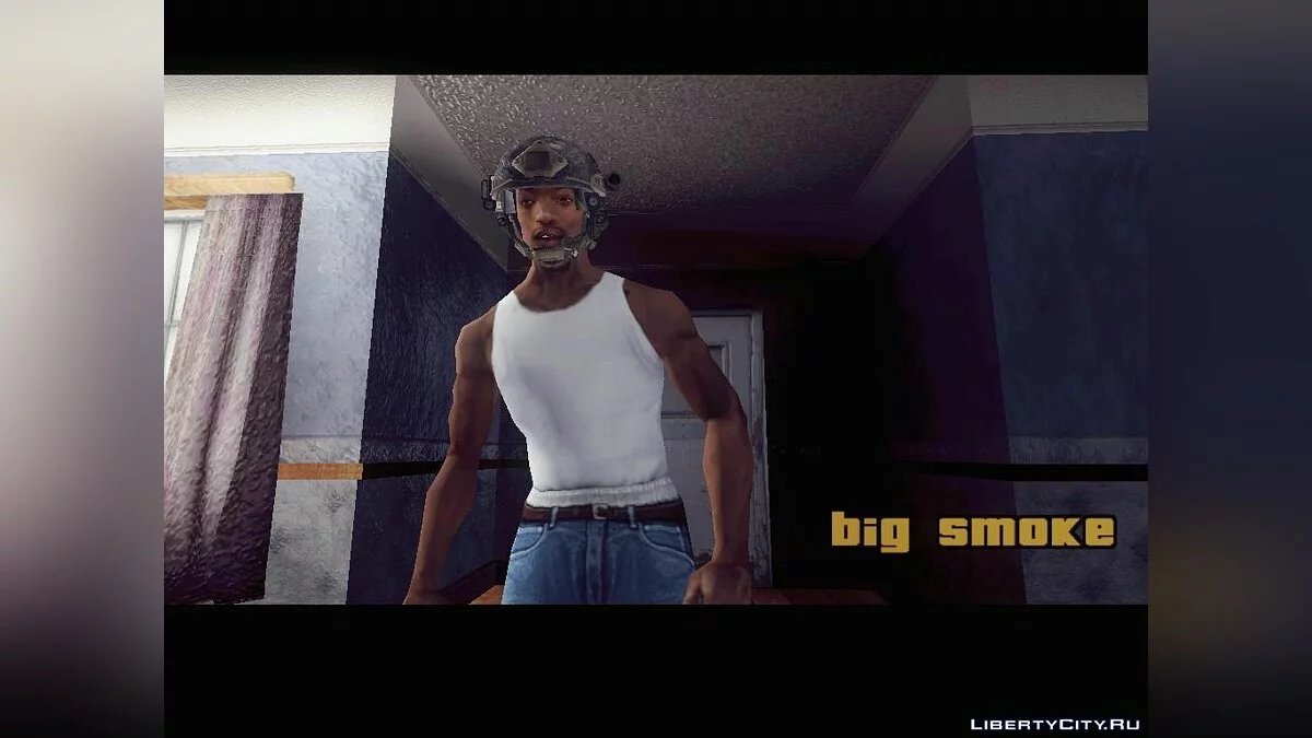 Шлем из игры Call of Duty MW3 / GTA San Andreas