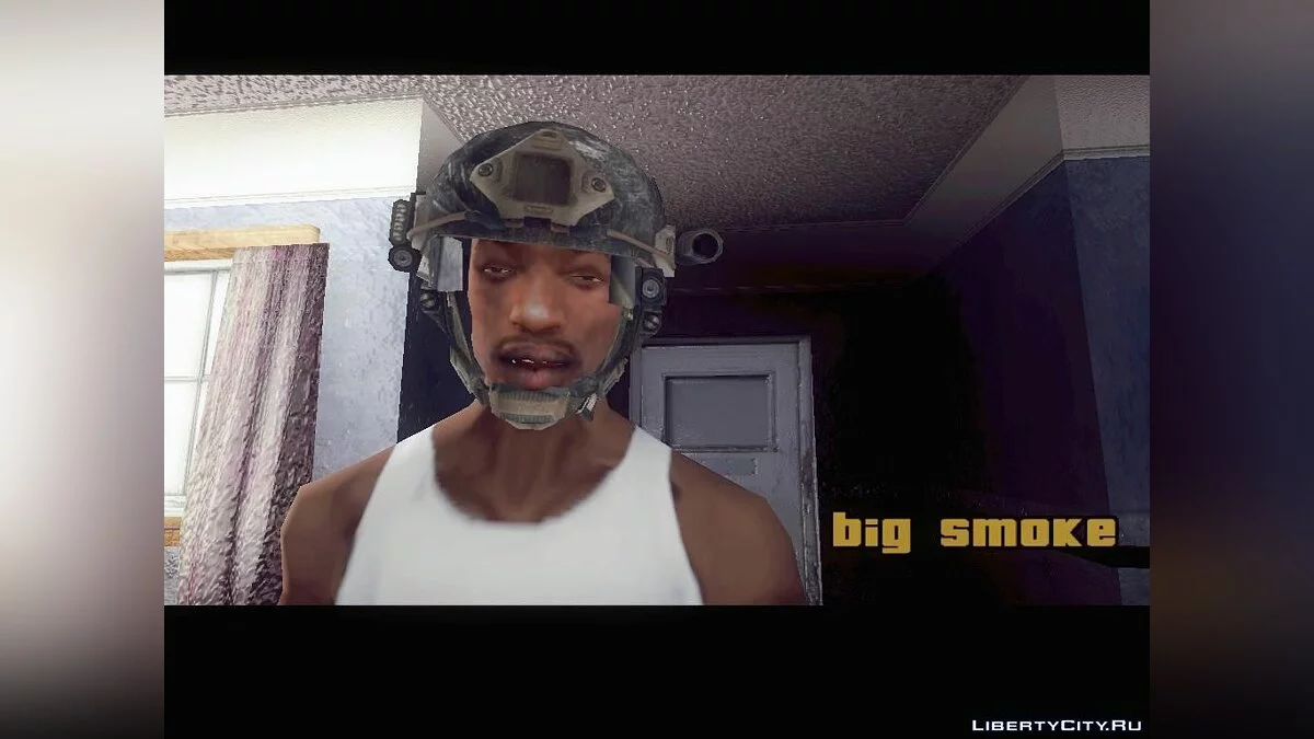 Шлем из игры Call of Duty MW3 / GTA San Andreas