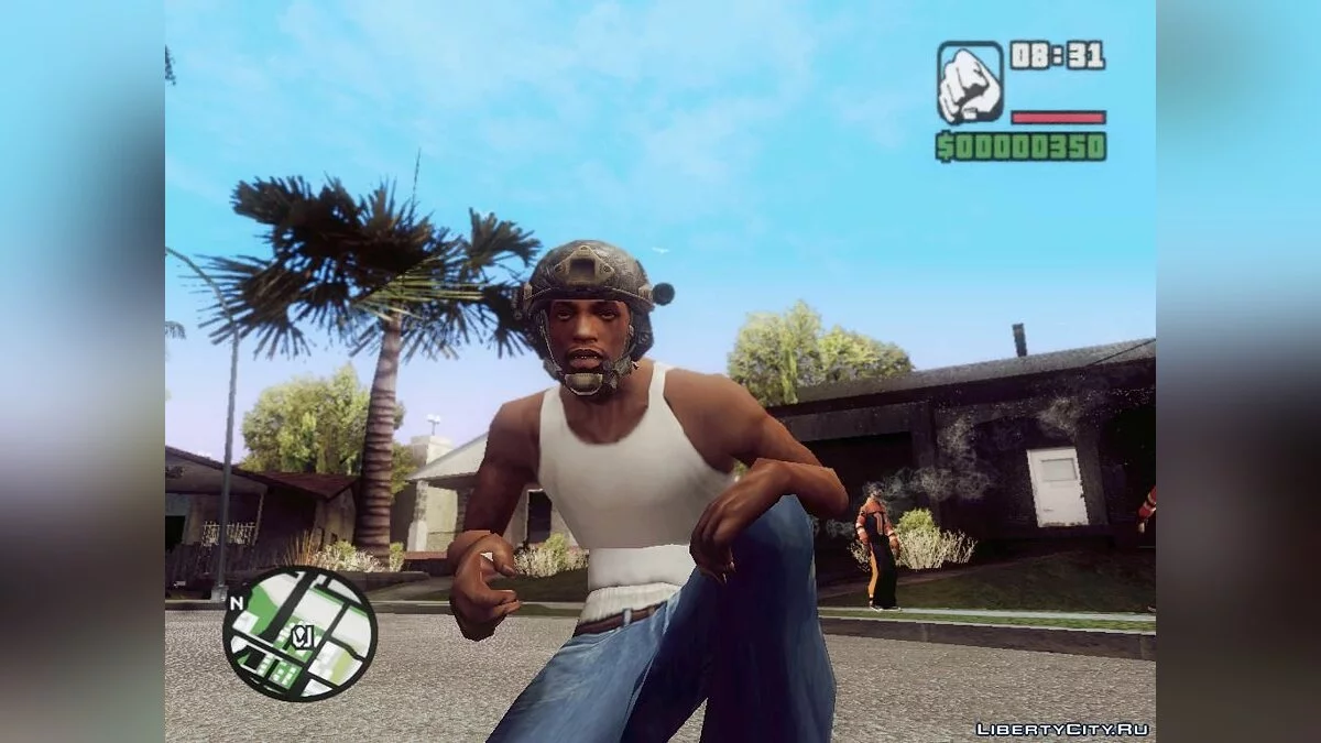 Шлем из игры Call of Duty MW3 / GTA San Andreas