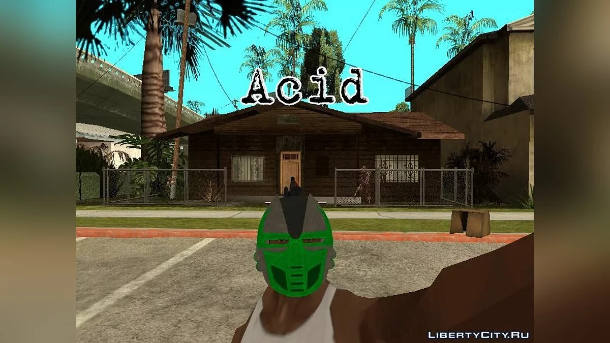 Шлем Кибер ниндзей как Mortal Kombat / GTA San Andreas