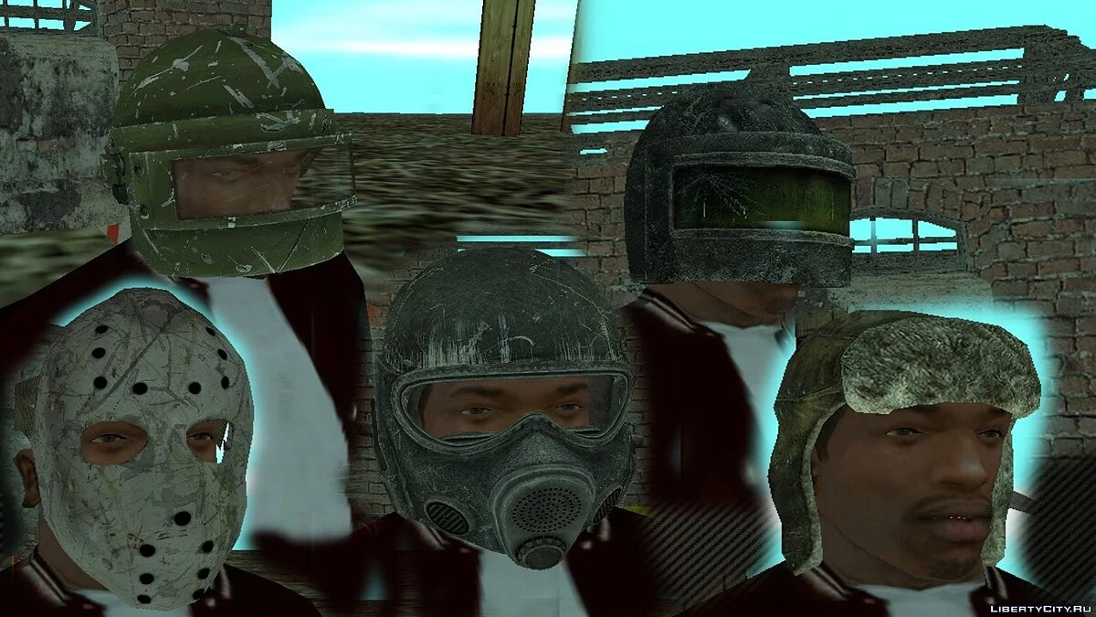 Головные уборы из METRO 2033 / GTA San Andreas
