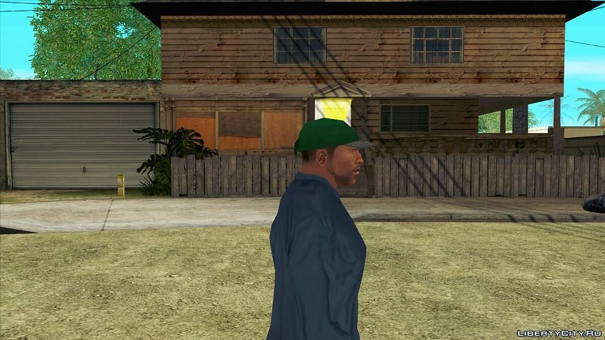 Кепка с платком зелёная / GTA San Andreas