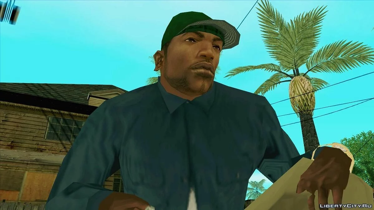 Кепка с платком зелёная / GTA San Andreas