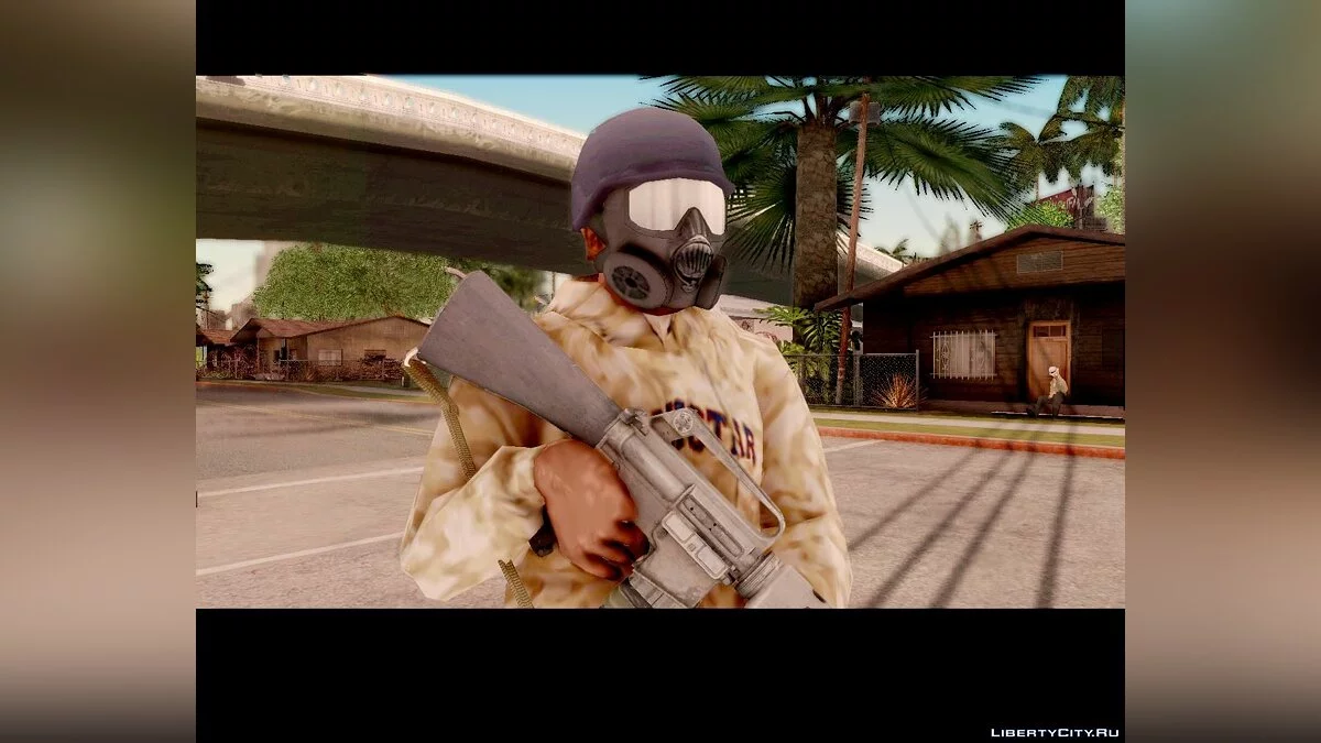 Каска военного и шлем SWAT / GTA San Andreas