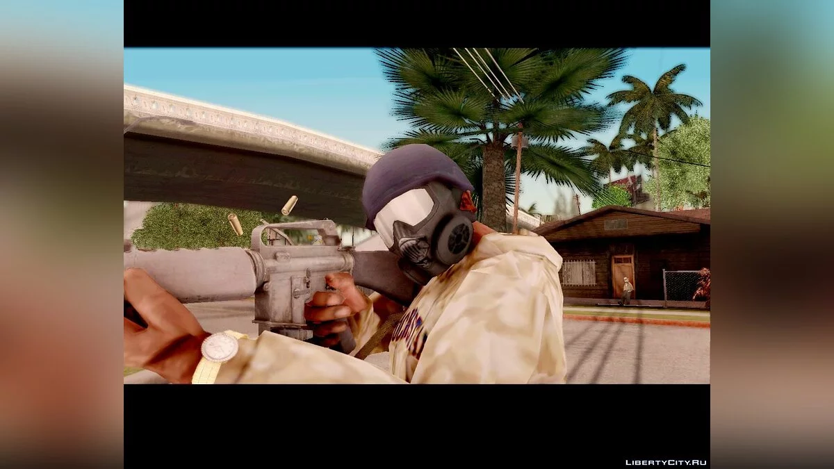 Каска военного и шлем SWAT / GTA San Andreas