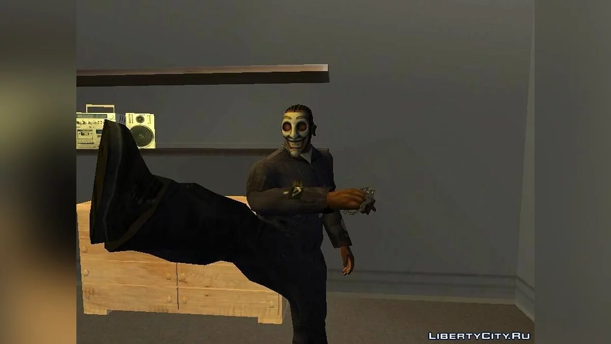 Маска бандита Джокера из Injustice Gods Among Us / GTA San Andreas