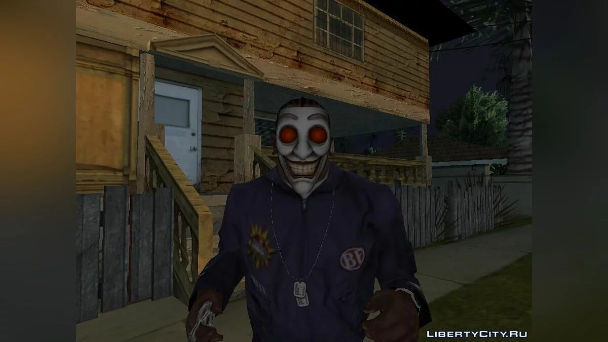 Маска бандита Джокера из Injustice Gods Among Us / GTA San Andreas