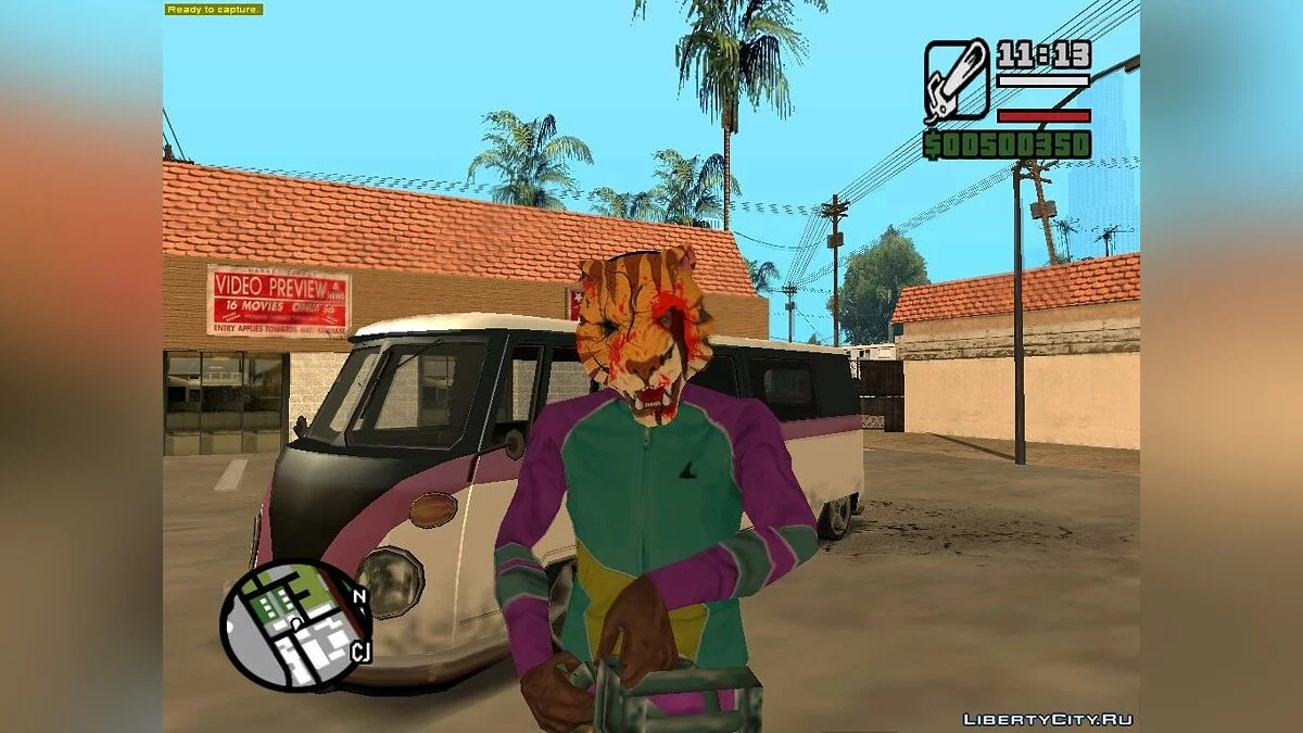 Hotline Miami Masks / GTA San Andreas
