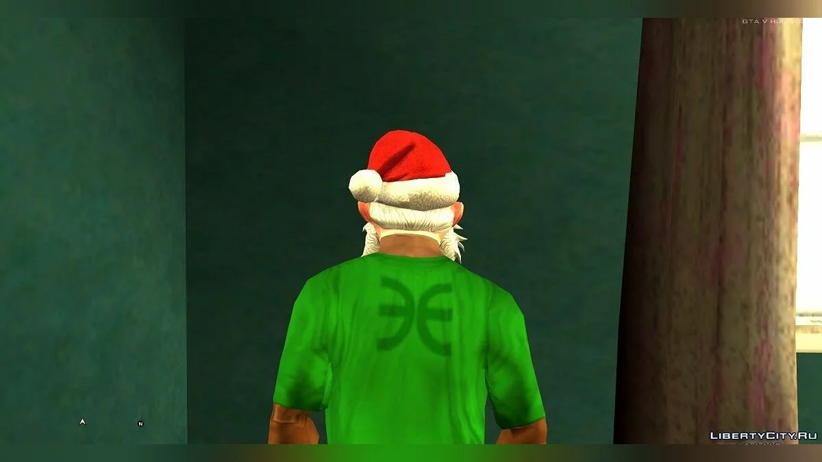 Маска Бухого Деда Мороза v1 (Christmas 2016) / GTA San Andreas