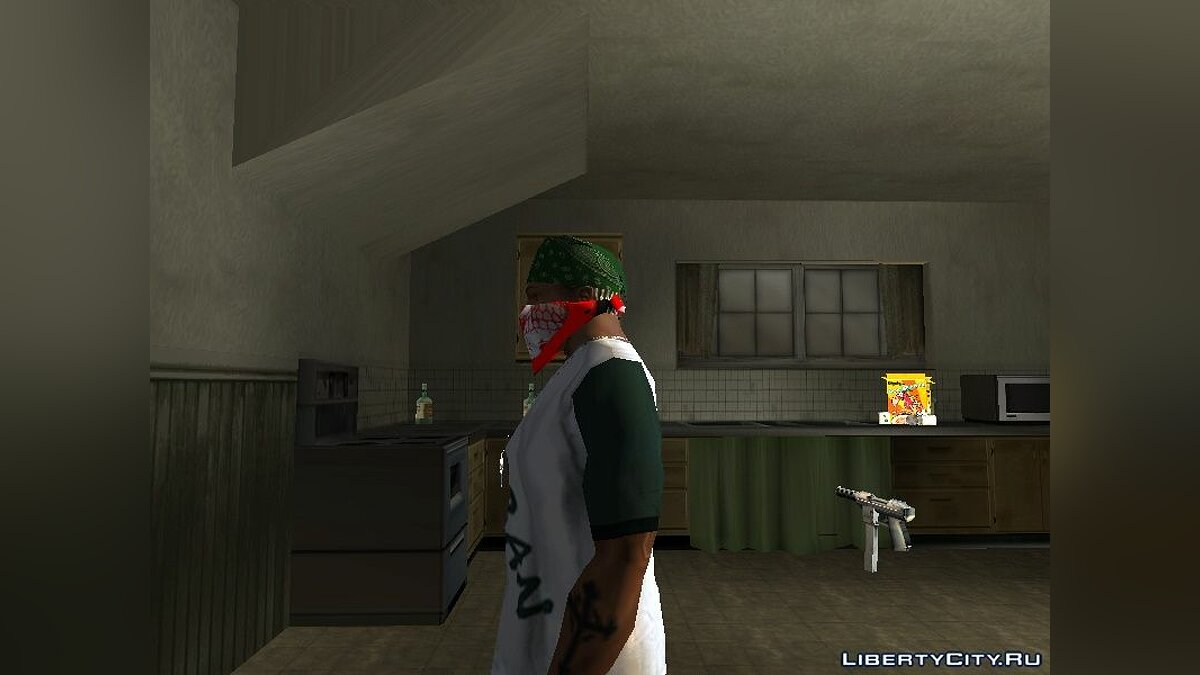 Скачать Платок Skull (red) для GTA San Andreas