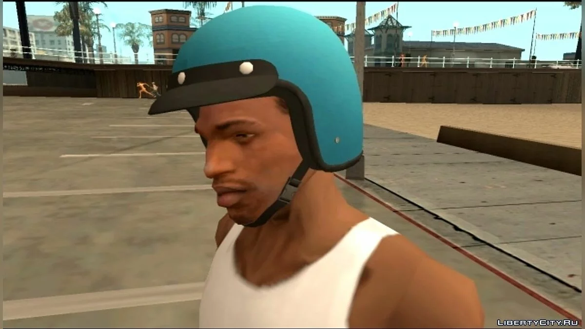 Байкерский шлем из GTA V для GTA San Andreas / GTA San Andreas