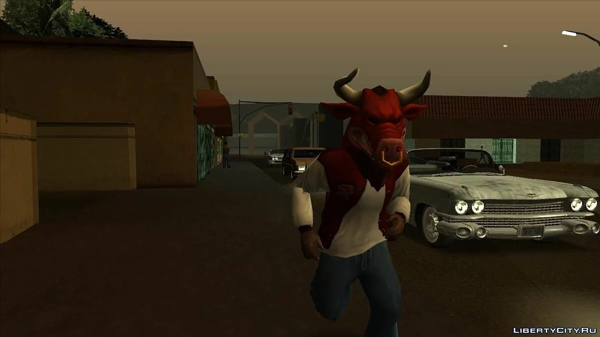Шлем Быка для Сиджи(CJ) / GTA San Andreas