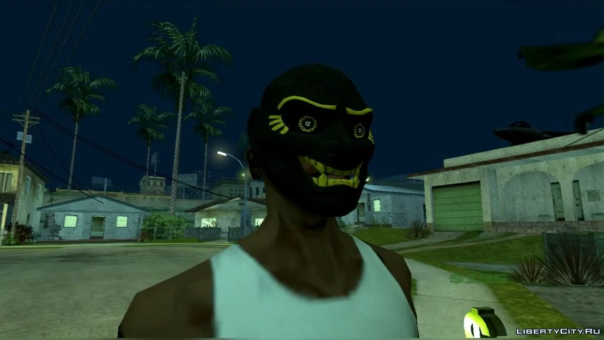 DLC GUN RUNNIG MASKS FOR CJ / GTA San Andreas