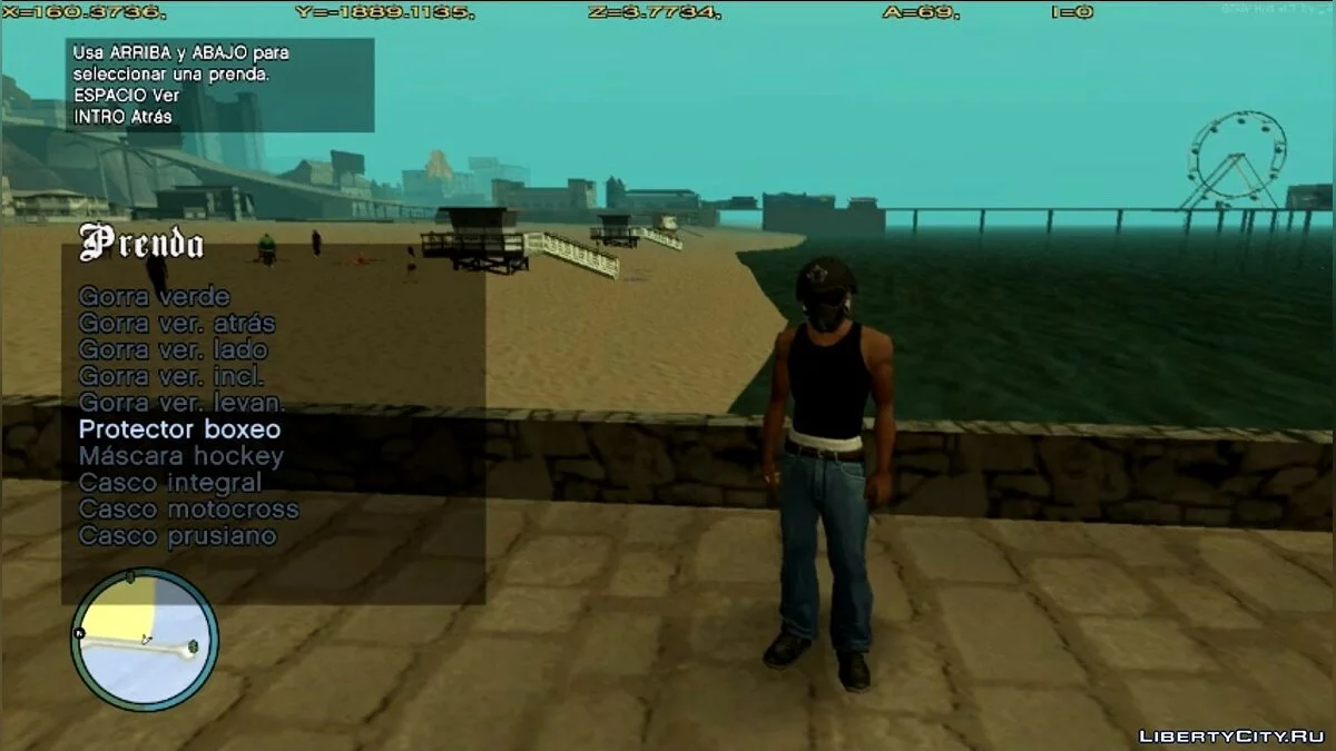 DLC SMUGGLER'S RUN MASKS FOR CJ / GTA San Andreas