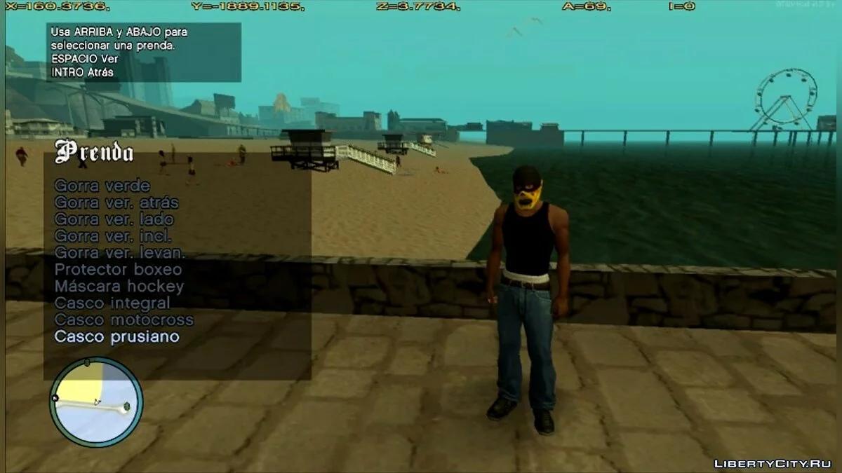 DLC SMUGGLER'S RUN MASKS FOR CJ / GTA San Andreas