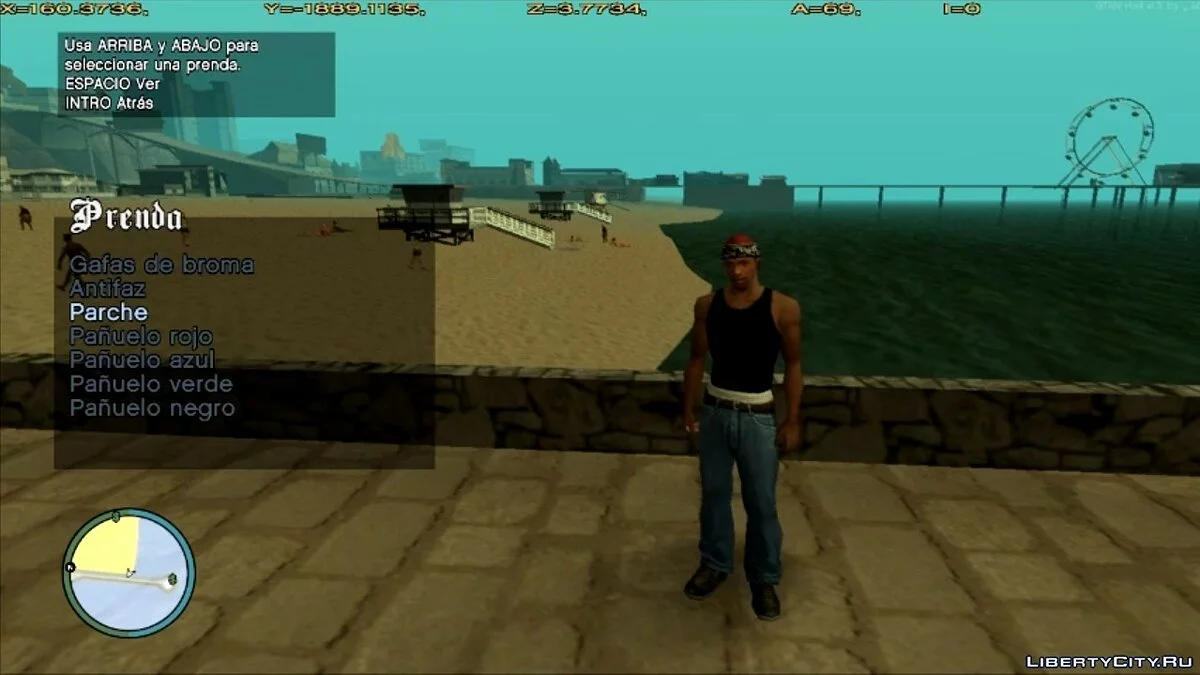 DLC SMUGGLER'S RUN MASKS FOR CJ / GTA San Andreas