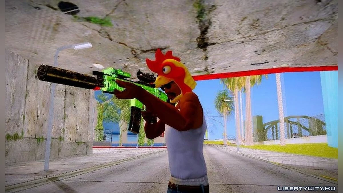 Маска курицы из DLC 